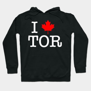 I Maple Leaf Toronto (White Lettering) Hoodie